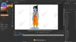 Kid Krishna - Professional 2D Rigged Character for Adobe Animate (with Lip Sync and eyeblink) - Image 2