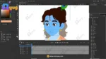 Kid Krishna - Professional 2D Rigged Character for Adobe Animate (with Lip Sync and eyeblink) - Image 4