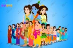 Ultimate Krishna Series Main Characters Bundle (18 Pack) – Radha, Krishna, Balram & Gopis