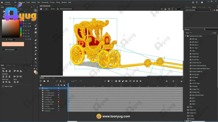 Royal Golden Chariot (Rath) – Fully Rigged Mythology Vehicle for ...
