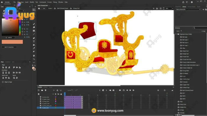 Royal Golden Chariot (Rath) – Fully Rigged Mythology Vehicle for ...