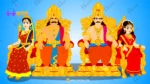 Royal Indian King & Queen Character Set – 4 Rigged Royals for Adobe Animate CC (Mythology Kit)