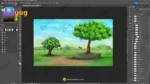 Indian Village Chaupal Background – Banyan Tree & Panchayat Scene (Available in Animated .FLA & Static .PSD) - Image 4