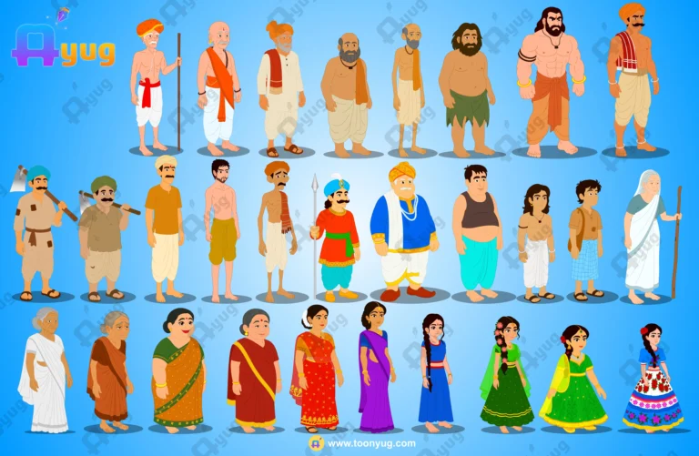 Ultimate 29 Village Characters Bundle – Farmers, Women, Kids & Elders (Huge Pack)