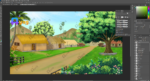 Indian New Village Way View 4k PSD High Quality Background - Image 2