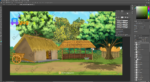 Indian Village Mud House 4k PSD High Quality Background - Image 2