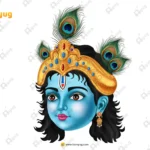Little Krishna Head (Crowned) – Divine Kishore Govinda (Available in Animated .FLA & Static .PSD)