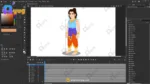 Kid Balram – Fully Rigged 2D Character for Adobe Animate (.fla) (with Lip Sync and eyeblink) - Image 3