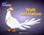 Rich White Bird / Royal Pigeon Character – Fully Animated for Adobe Animate CC (Kabootar Rani) - Image 5
