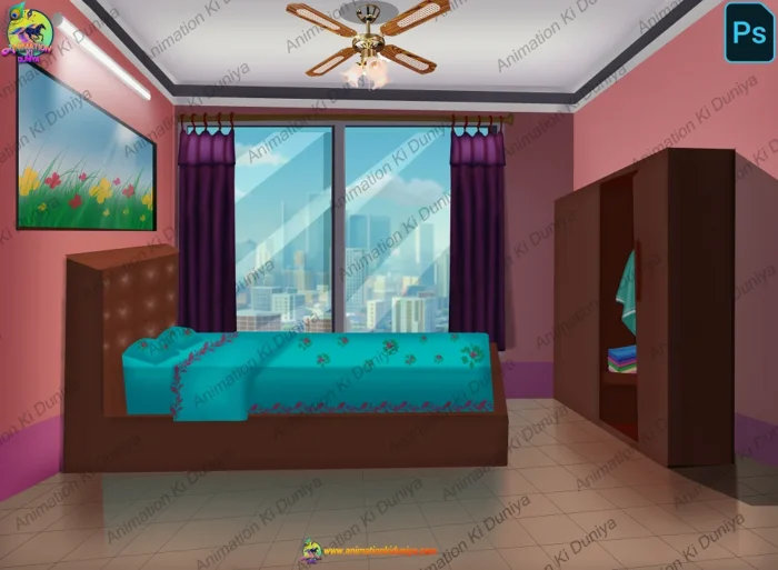 Professional 2D Interior Backgrounds for Cartoon Videos (9 Fully ...