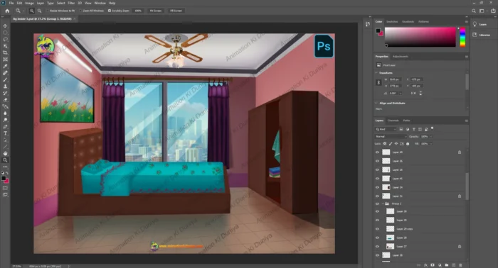 Professional 2D Interior Backgrounds for Cartoon Videos (9 Fully ...