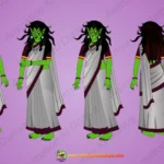 Indian Horror Witch ( Chudail )Character