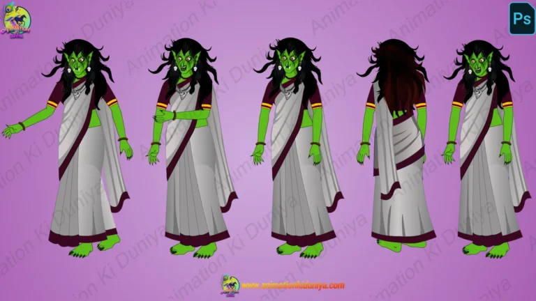 Indian Horror Witch ( Chudail )Character