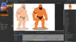 Chadoor Pehlvaan (Wrestler Demon) – Fully Rigged Bodybuilder Villain for Adobe Animate - Image 7
