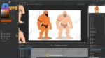 Chadoor Pehlvaan (Wrestler Demon) – Fully Rigged Bodybuilder Villain for Adobe Animate - Image 11
