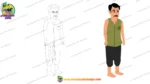 25 Indian Human Character Mega Bundle - 2D Animation - Image 16