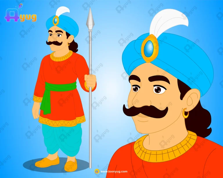 Dwar Pal (Royal Gatekeeper) – Fully Rigged Palace Guard with Spear