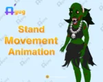 Evil Chudail (Witch) – Running Green Demoness with Claws & Skull Necklace - Image 6