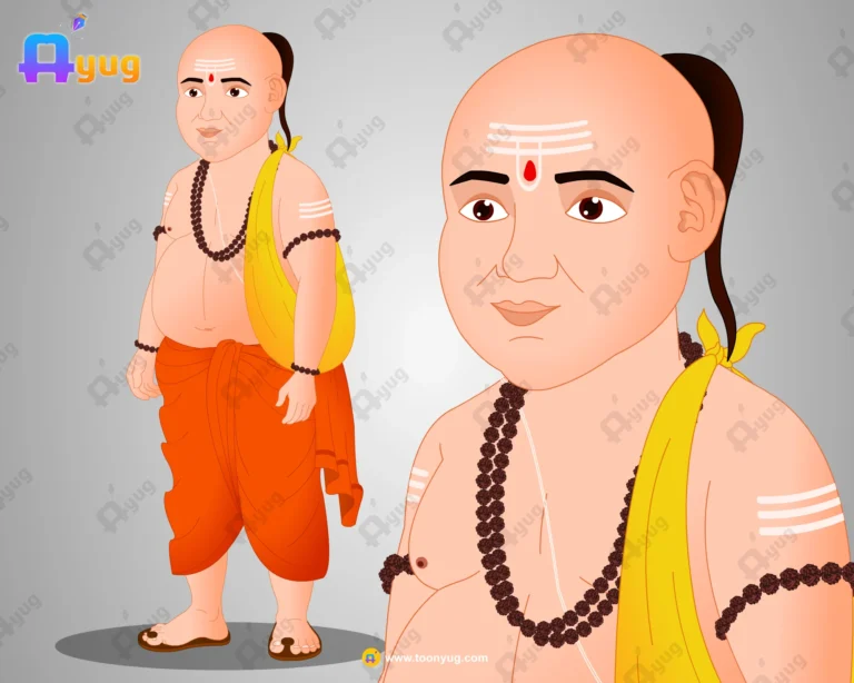 Fatty Pandit (Funny Brahmin) – Chubby Indian Priest with Potbelly