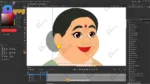 Gun Gun Mousi (Fat Village Woman) – Friendly Indian Aunty Character for Adobe Animate - Image 5