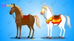 Royal Golden Chariot (Rath) & 2 Horses Pack – Fully Rigged Animation Set - Image 15