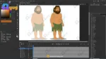 Junglie Aadmi (Tribal Man) – Fully Rigged Character with Leaf Skirt for Adobe Animate - Image 4