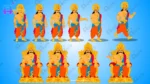 Royal Indian King & Queen Character Set – 4 Rigged Royals for Adobe Animate CC (Mythology Kit) - Image 10