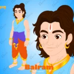 Kid Balram – Fully Rigged 2D Character for Adobe Animate (.fla) (with Lip Sync and eyeblink)