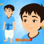 Kishor (Village Boy) – Fully Rigged Kid Character in Blue Kurta