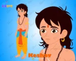 Keshav Kid (Brahmin Boy) – Fully Rigged Character with Rudraksha & Janeu
