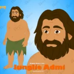 Junglie Aadmi (Tribal Man) – Fully Rigged Character with Leaf Skirt for Adobe Animate