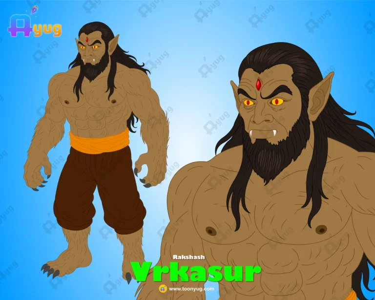 Vrkasur (Wolf Demon) – Muscular Werewolf Villain with Sharp Claws