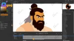Krodhi Rishi (Angry Sage) – Muscular Ascetic Character for Adobe Animate - Image 5