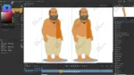 Meghu Kaka (Village Elder) – Bald Man with Grey Beard for Adobe Animate - Image 6
