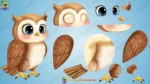 Cute Cartoon Owl Character Sheet - 2D Rigged Bird for Adobe Animate - Image 3