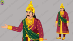 Indian Royal King (Raja) 2D Character - Image 2