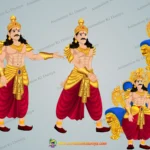 2D Powerful Raja Character: Six-Pack Body aur Shandaar Singhasan ke saath | Toonyug