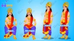 Warrior King (Raja) – Armored Prince Character with Golden Kavach - Image 5