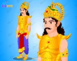 Warrior King (Raja) – Armored Prince Character with Golden Kavach - Image 18