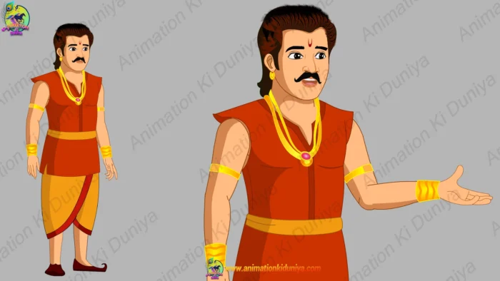 Indian Prince (Rajkumar) Character Pose Sheet for Animation – Toonyug ...