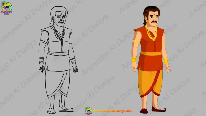 Indian Prince (Rajkumar) Character Pose Sheet for Animation – Toonyug ...