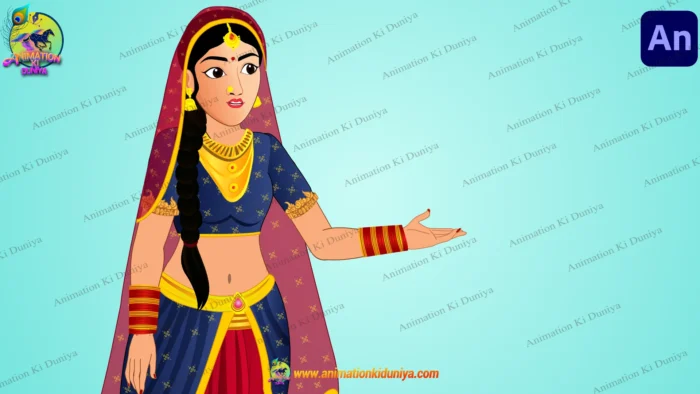Premium 2D Princess (Rajkumari) Character for Animation | Animation Ki ...