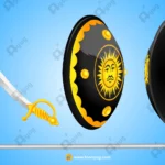 Royal Warrior Weapon Set – Sword (Talwar), Shield (Dhaal) & Spear (Bhala)