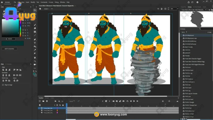 Truna Wart (Trinavarta) – Whirlwind Demon with Tornado Body Rig ...