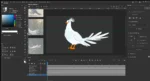 Rich White Bird / Royal Pigeon Character – Fully Animated for Adobe Animate CC (Kabootar Rani) - Image 3