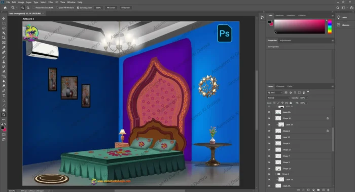 Professional 2D Interior Backgrounds for Cartoon Videos (9 Fully ...