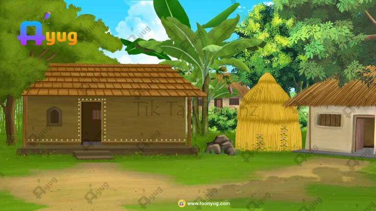 Indian Village 4k PSD High Quality Background