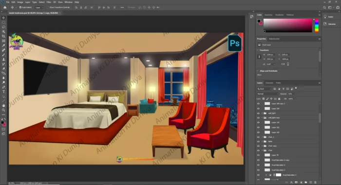 Professional 2D Interior Backgrounds for Cartoon Videos (9 Fully ...