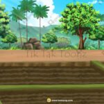 Indian Village Khet(Crop Field) 4K PSD High Quality Background