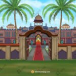 Indian King Palace(Mahal) 4k PSD High Quality Background